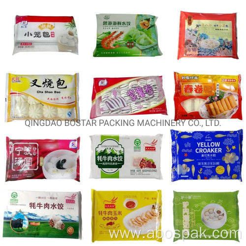 Automatic Frozen Food Steamed Buns pillow Packing Machine